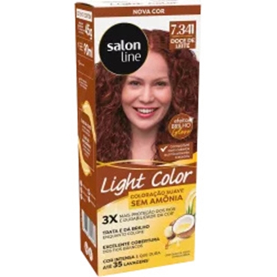 Tint. lightcolor 7.341 doce leite - tonalizante