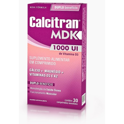 Calcitran mdk mastigavel 30 comp