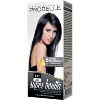Tint. probelle cr 50g 01.11 preto azul