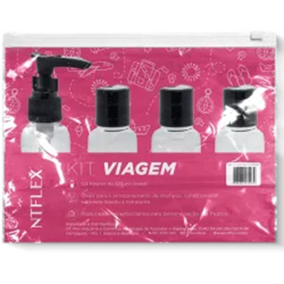 Kit viagem ntflex 4208 4 frascos