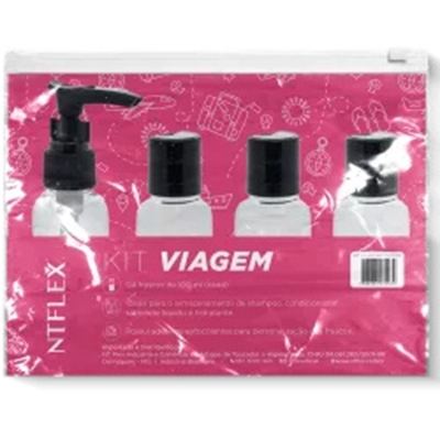 KIT VIAGEM NTFLEX 4208 4 FRASCOS