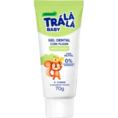 Cr. dental tralala 70g bab maca e pera