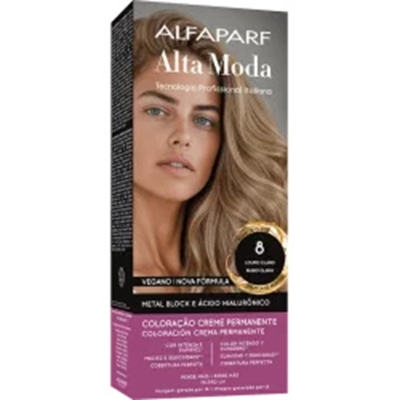 Tint. alta moda 8 louro claro, tint 80 louro claro