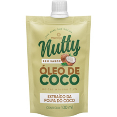 Oleo de coco nutty 100ml - sem sabor - un