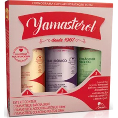 Kit yamasterol cr 200ml babosa+hial+col 03un cond *