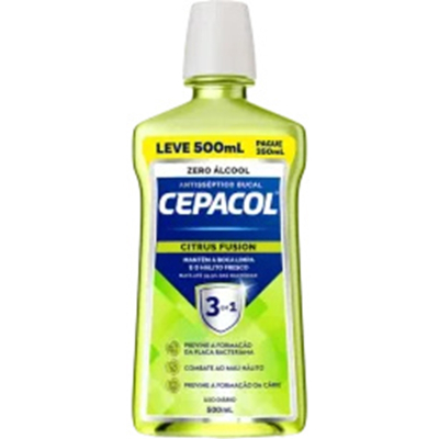 Cepacol s/alc citrus 500ml p350ml
