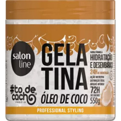 Gelatina salon line 550g todecacho nutritiva *