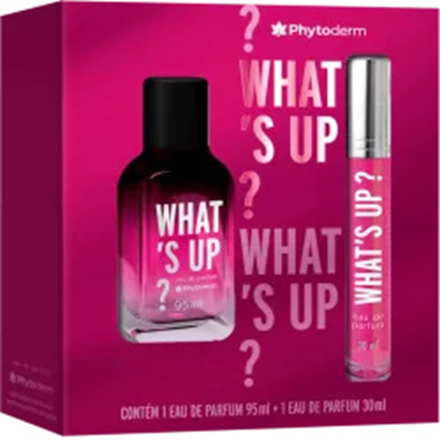 Kit perfume phytoderm 095ml whats up+perf 30ml *