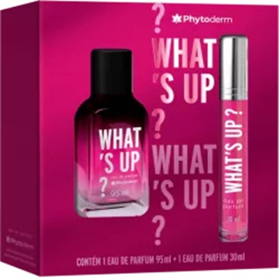 KIT PERFUME PHYTODERM 095ML WHATS UP+PERF 30ML 