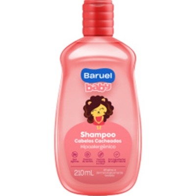 Sh. baruel 210ml cabelos cacheados 