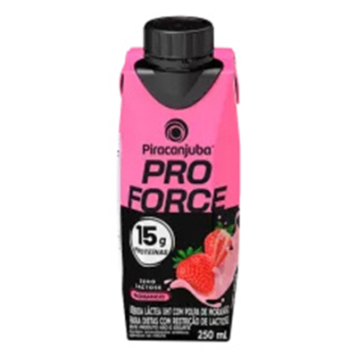 Bebida whey piracanjuba 0250ml morango lactose *