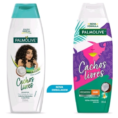 Sh. palmolive 350ml cachos livres coco
