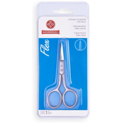 Tesoura p/unha reta flex mund