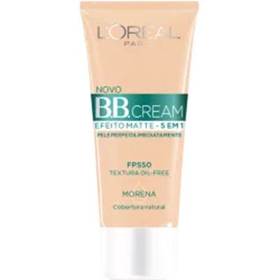 Bb cream facial loreal 30ml morena efeito matte *