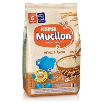 Mucilon 360g arroz aveia sachet