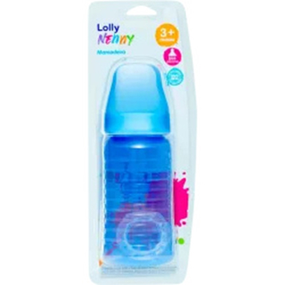 Mamadeira big clean 340 ml az, mamad big clean sil azul 340ml ref 1006501