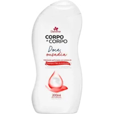 Hidratante corpo a corpo 200ml doce ousadia