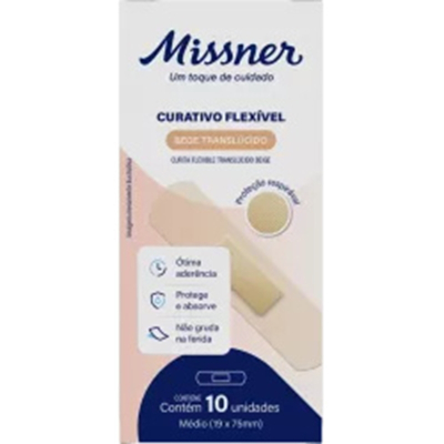 Curativo flexivel bege c/ 10