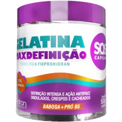 Gelatina sos 500g hidran max definicao 