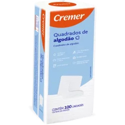 ALGODAO QUADRADO CREMER 100UN