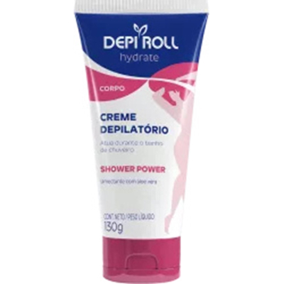 Cr. depiroll depilatorio corp 130g corpo hydrate banho, dep depiroll shower power corpo 130g depiroll