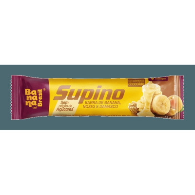 Barra bb/supino zero banana noz/damasc20x24g