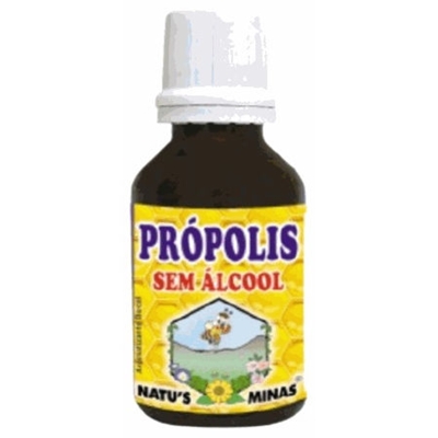 EXTRATO DE PROPOLIS GOTAS S ALCOOL 30ML NATUS MINAS- COD 030