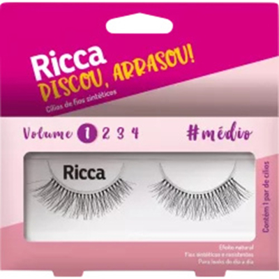 Cilios ricca 301 fios sinteticos