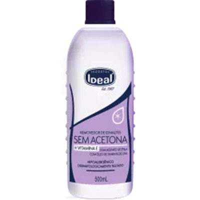 REMOVEDOR DE ESMALTE SEM ACETONA IDEAL 500ML