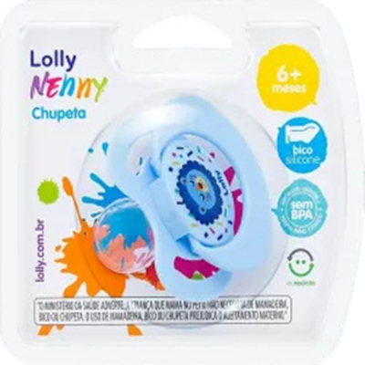 Chupeta lolly sil o t2m, chup sil orto t2 azul ref 401501