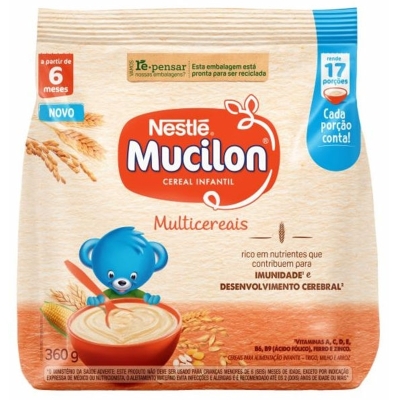 Mucilon 360g multicereais sachet