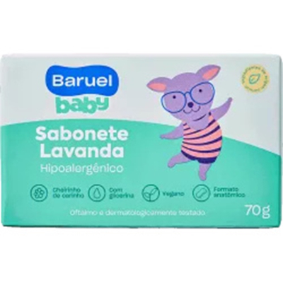 Sab. barra lavanda baruel baby 70g