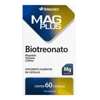 Magplus biotreonato - magnesio c/60 caps herbamed