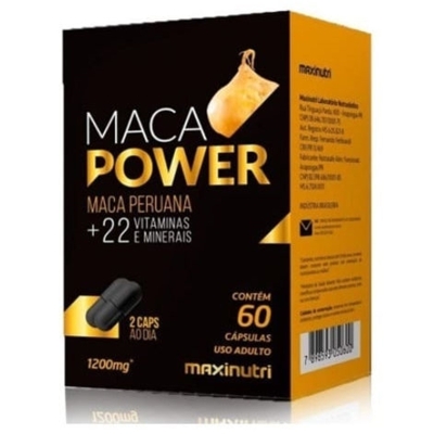 MACA PERUANA POWER 1200MG COM 60COMPRIMIDOS S MAXINUTRI