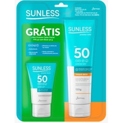 Kit sunless prot fps50 120g gratis mini facial