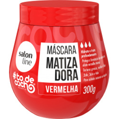 Mascara capilar salon line 300g todecacho matiza verm cond