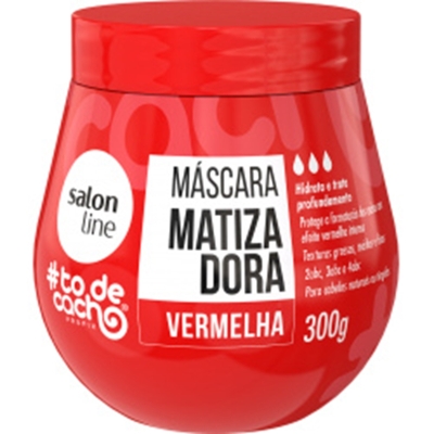 MASCARA CAPILAR SALON LINE 300G TODECACHO MATIZA VERM COND
