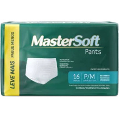 Fr. ger. mastersoft pants econ p/m c/16 tiras drylock