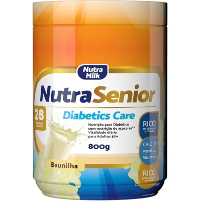 Nutra senior diabetics care baunilha 800g - lhs