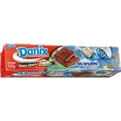 Biscoito danix recheado 130g - chocolate