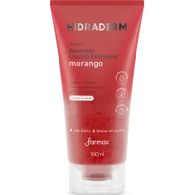 Sab. hidraderm gel esfoliante morango 180ml