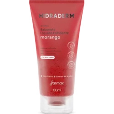 SABONETE HIDRADERM GEL ESFOLIANTE MORANGO 180ML