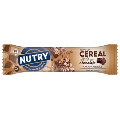 BARRA DE CEREAIS NUTRY 22G BOLO CHOCOL