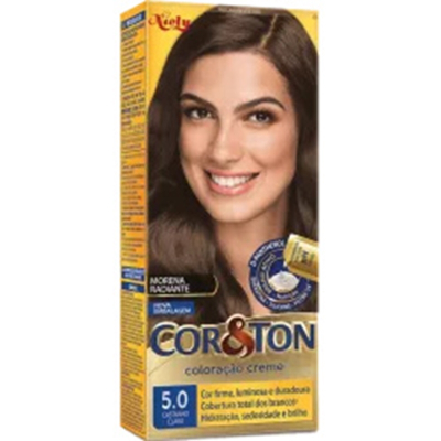 Tint. cor e ton 5.0 castanho claro