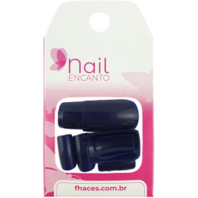 Unhas post nail encanto 24un colors azul