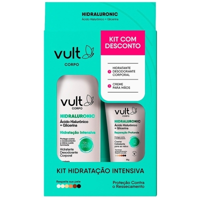 Hidratante vult corp 200g + cr maos 50g glicer