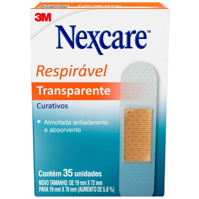 Curativo nexcare 35un transp