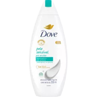 Sab liq dove pele sensivel 250ml