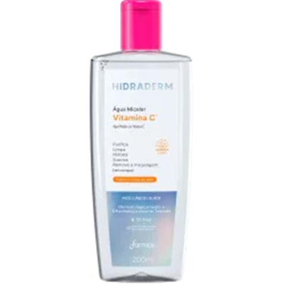 Agua micelar hidraderm 200ml solucao limpeza 5em1