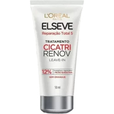 CREME DE TRATAMENTO ELSEVE 50ML REPAR TOTAL 5 CICATRI RENOV COND